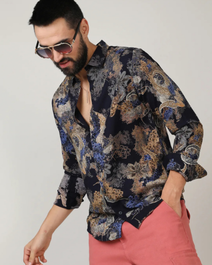 men’s casual shirt in multicolor (copy)